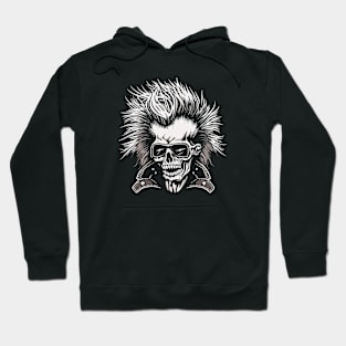 Punk Rocker Skull Hoodie